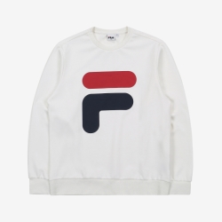 Fila Big F Logo - Miesten Hoodie - Valkoinen | FI-94896